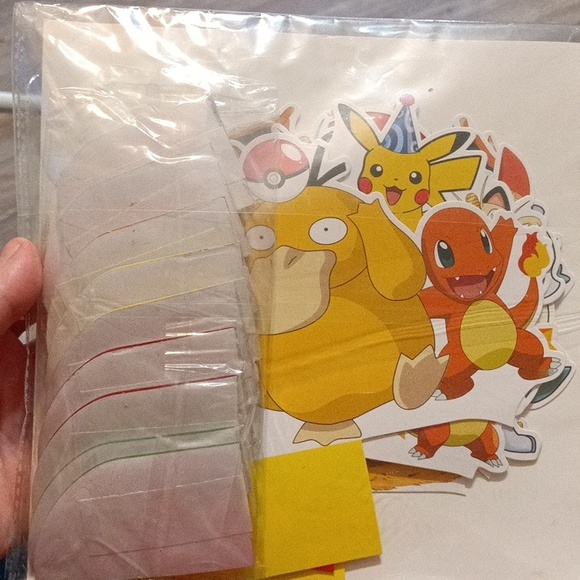 Pokemon Tabletop Birthday Decor - Picture 3 of 3